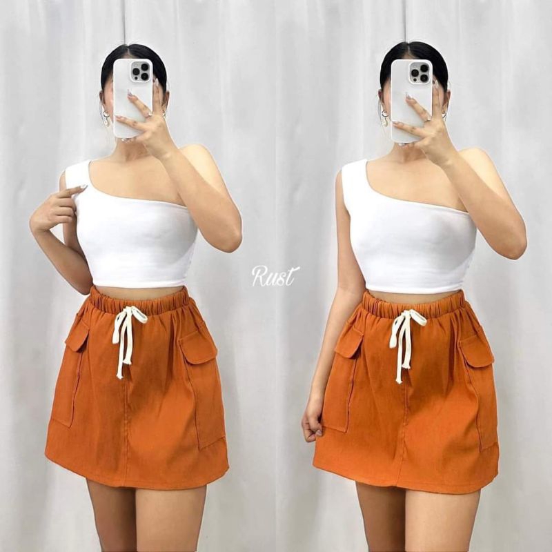 Rust utility skirt sales