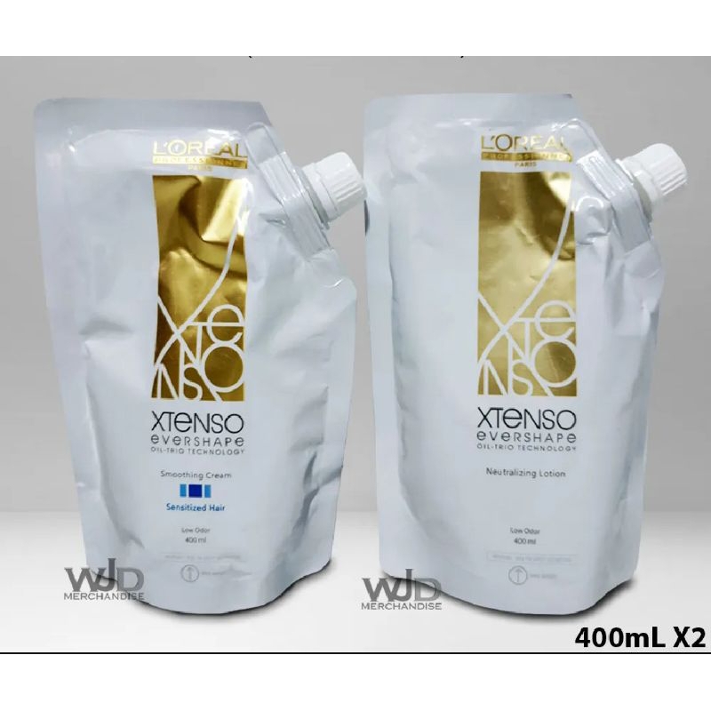 L'Oréal 400ml Set Loreal Extenso Evershape Hair Rebonding For Natural ...
