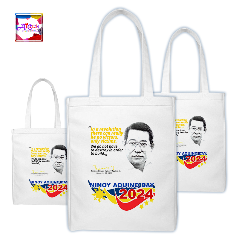 NINOY AQUINO DAY 2024 TOTE BAG DESIGN | Shopee Philippines
