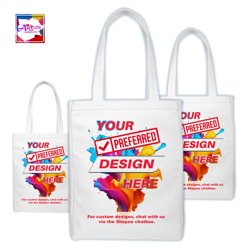 YOUR PREFERRED DESIGN TOTE BAG FOR ALL OCCASIONS AND SOUVENIRS | Shopee ...