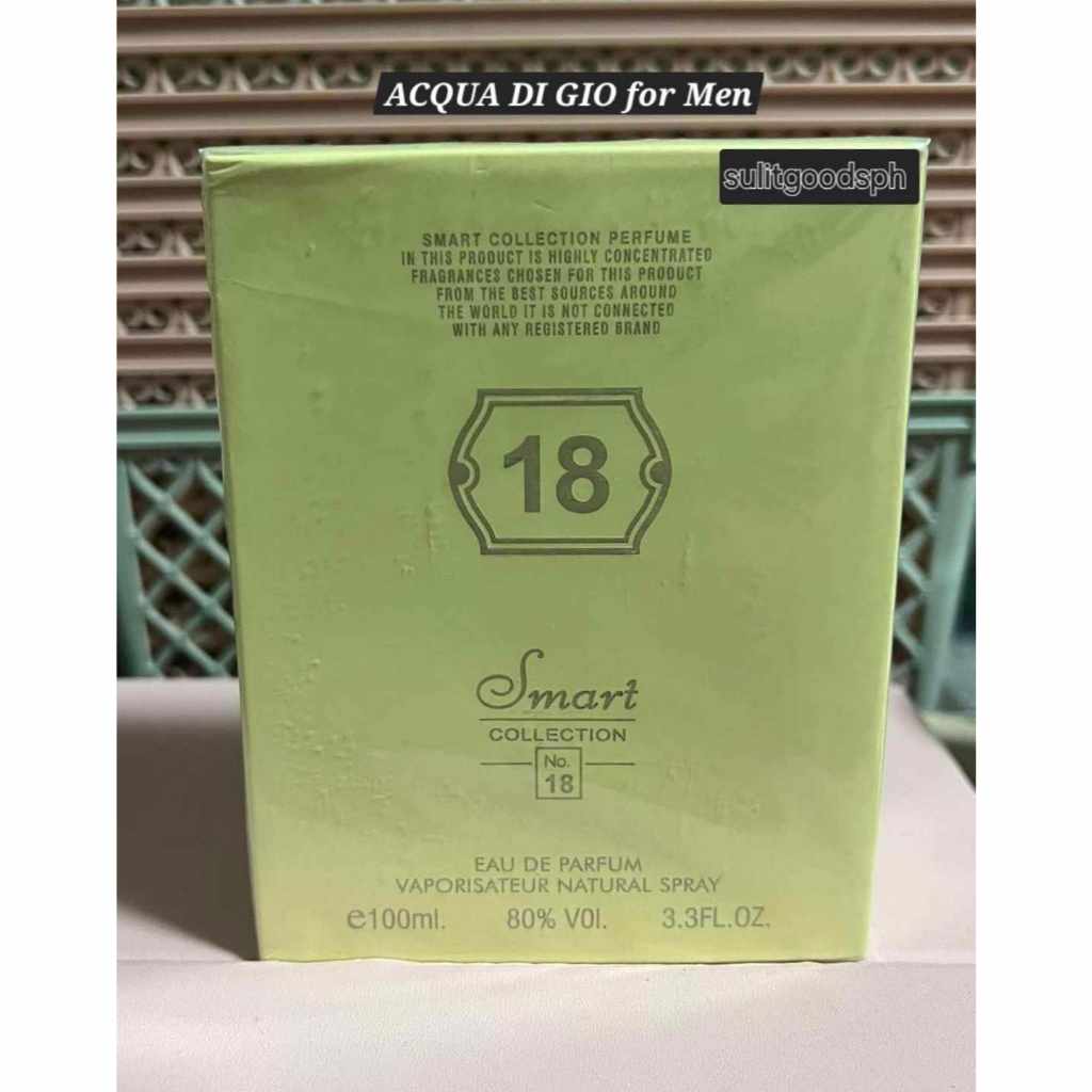 SMART COLLECTION PERFUME NO. 18 FOR MEN 100 ML EDP | Shopee Philippines