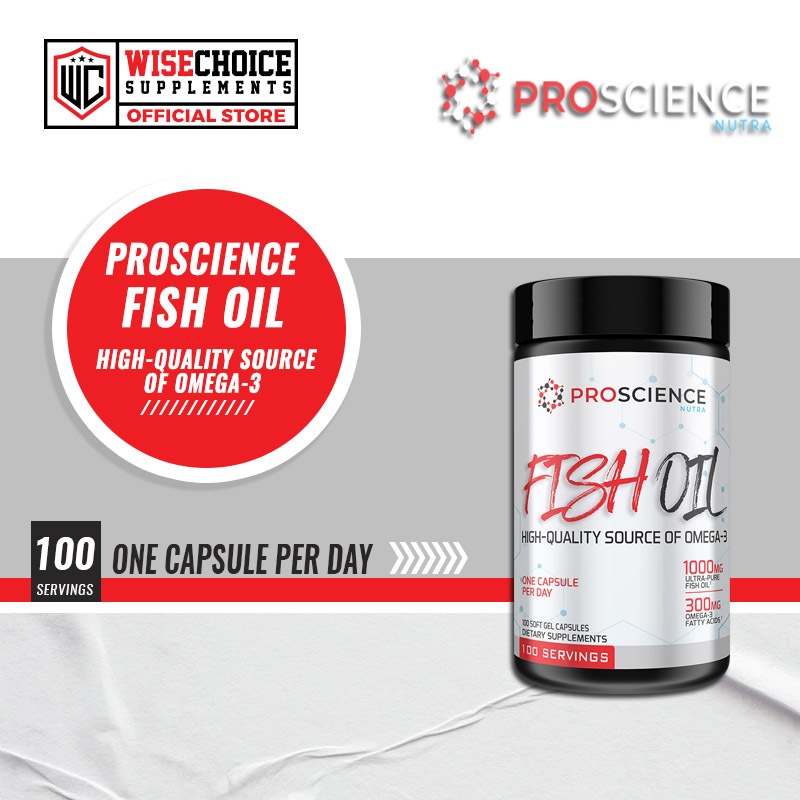 Proscience Nutra - Fishoil 100 Capsules | Shopee Philippines