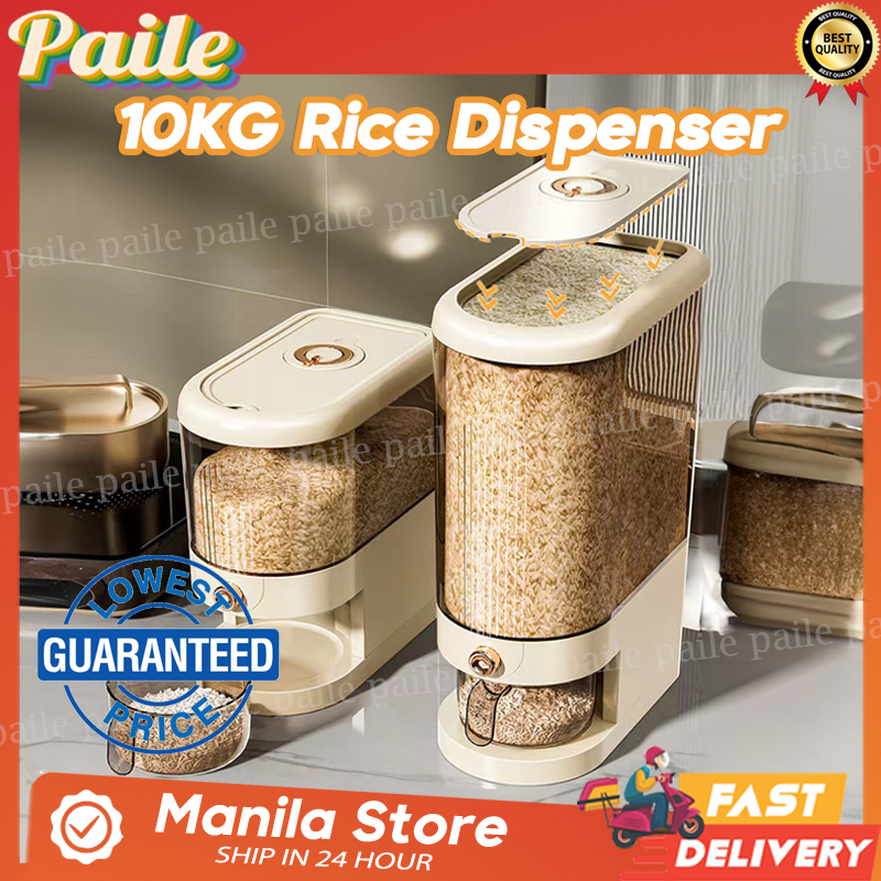 20L Rice Dispenser nano barrel insect-proof Rice storage box moisture ...