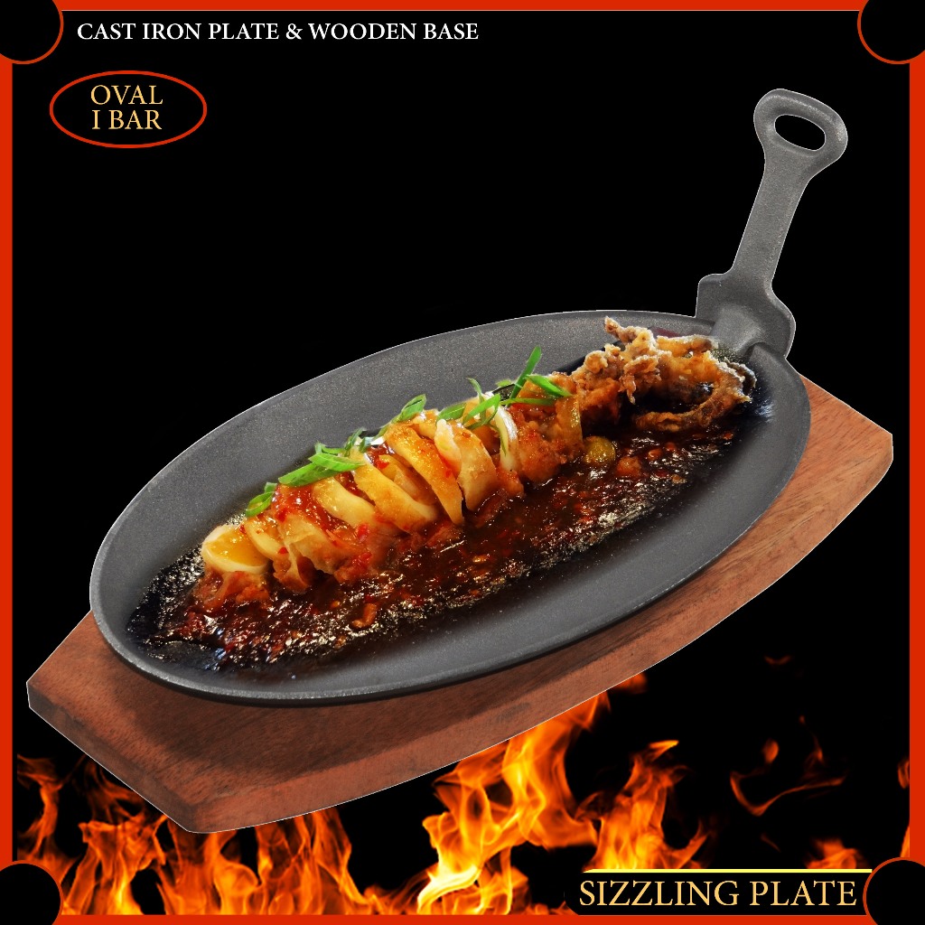 SIZZLING PLATE OVAL FOR ALL OCCASSIOS | Shopee Philippines
