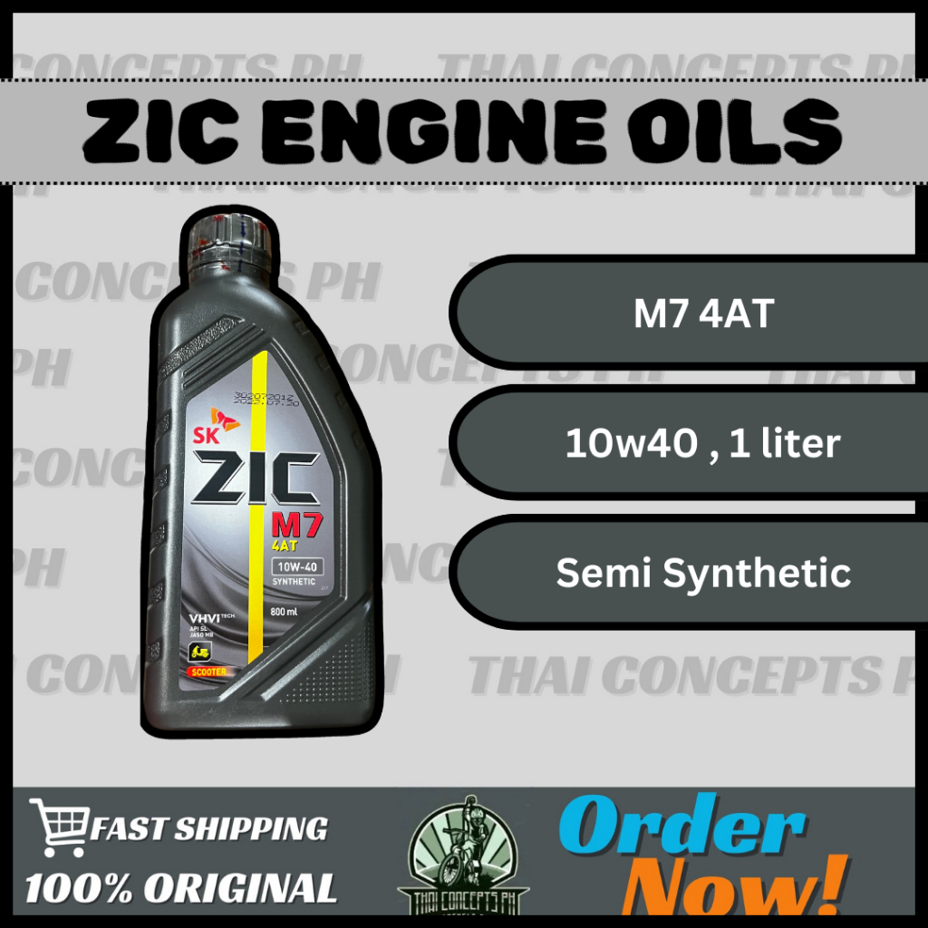 ZIC ENGINE OIL - M7 1L ( SCOOTER ) | Shopee Philippines