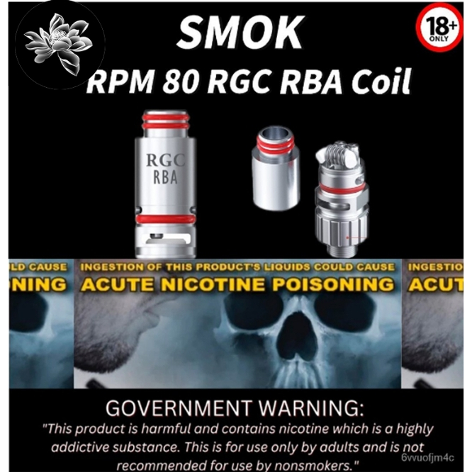 NEW SMOK RPM 80 RGC RBA Coil 24 hours delivery | Shopee Philippines
