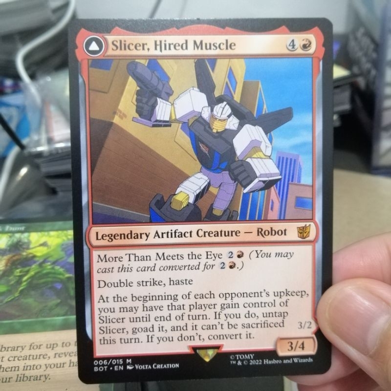 Slicer, Hired Muscle / high-speed Antagonist BOT card magic the | Shopee  Philippines