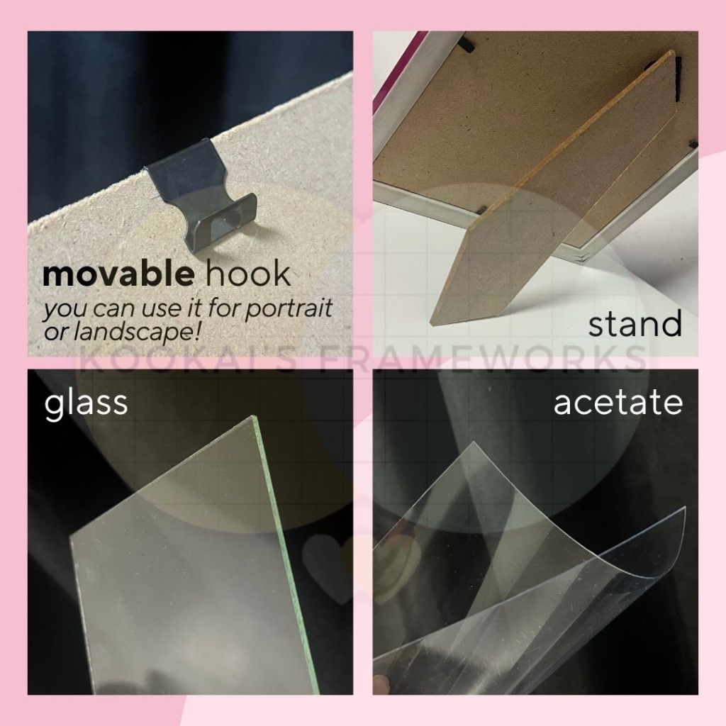 3R, 4R, 5R, 6R, 8R, 10R, 11R, 8.5X11, and A4 ACETATE Picture Frame (not ...