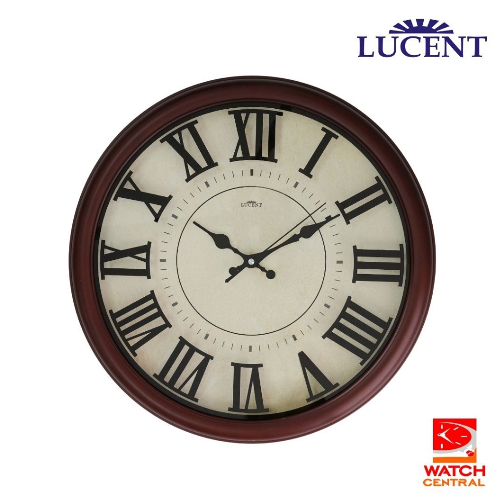 Lucent 23181 JAN20 Wall Clock (Brown) Shopee Philippines