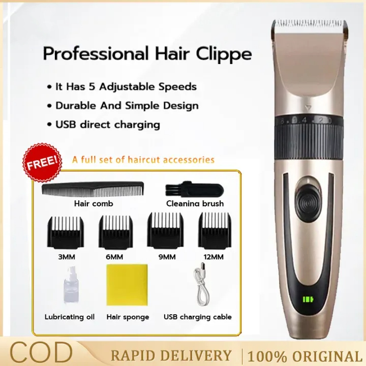 Wireless Hair Clipper Razor for Haircut Original Rechargeable Hair ...