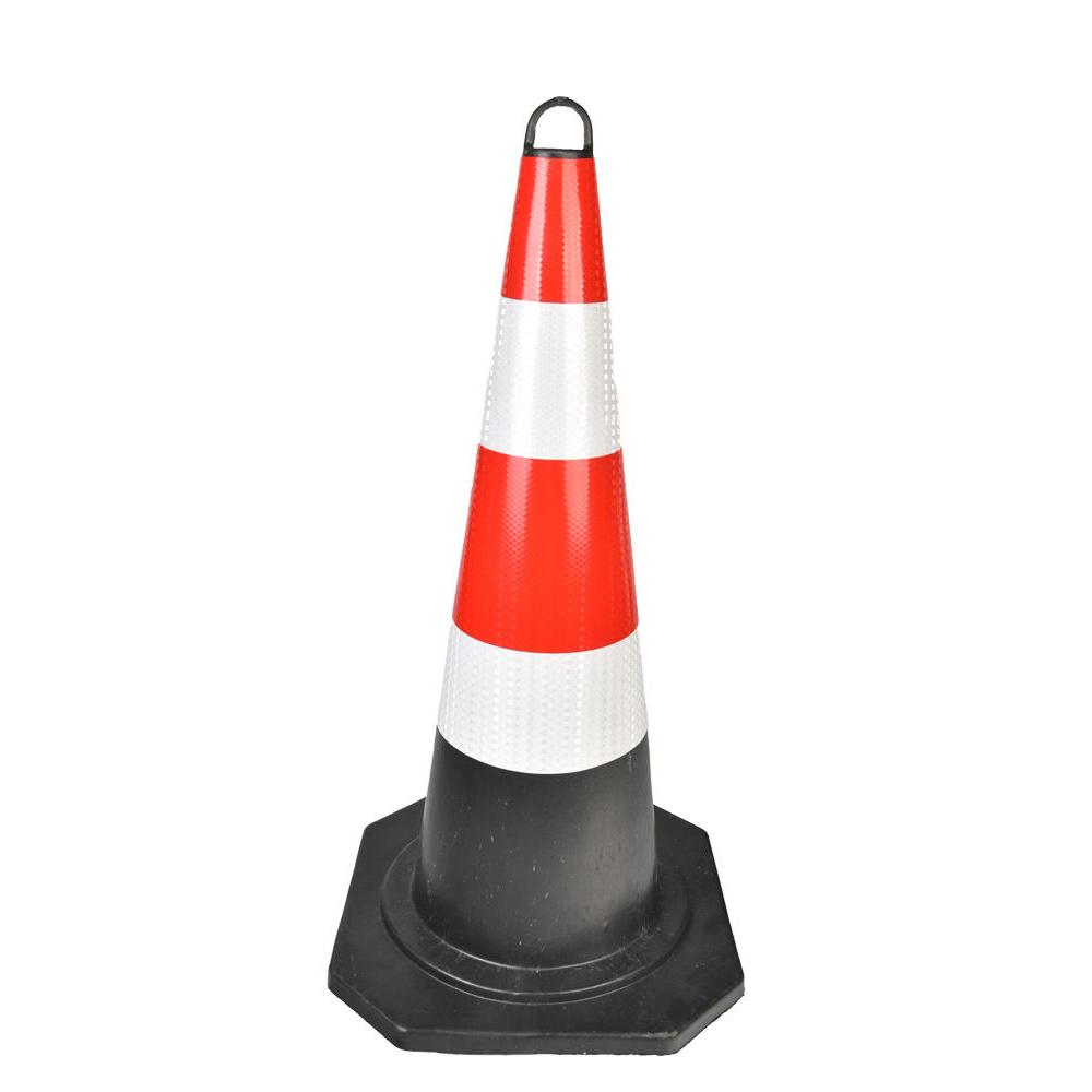 Traffic Cone with Rubber Base 73cm (6 pcs) | Shopee Philippines