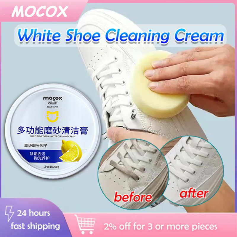 Mocox Multi-Purpose Shoe Cleaning Cream Quick Clean Wipe Powerful ...