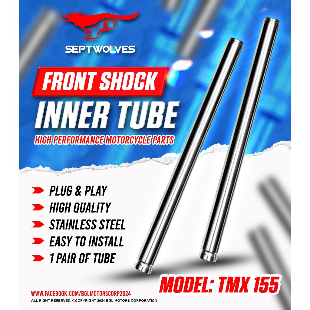 Inner Tube for Honda TMX 155, Motorcycle Front Shock Inner Tube TMX 155 ...