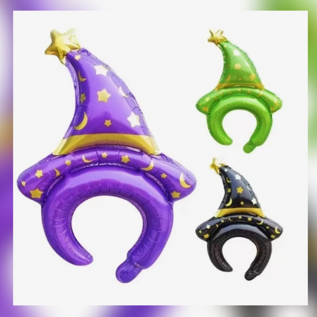 19 inches Halloween theme 3D Wizard Headband Halloween party Hair ...