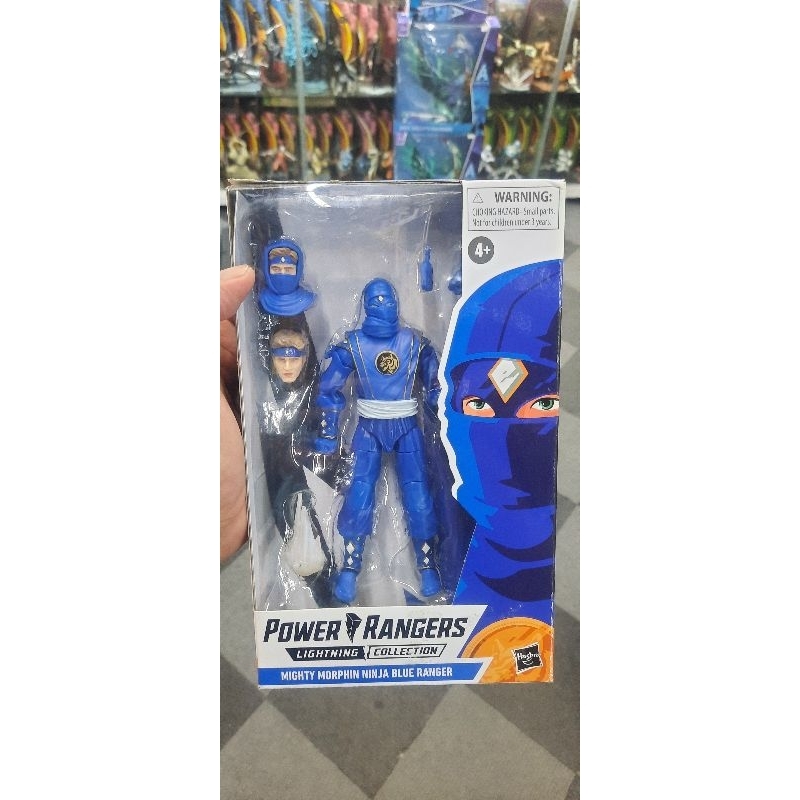 Hasbro Power Rangers LC Bib Mighty Morphin Ninja Blue Ranger | Shopee ...