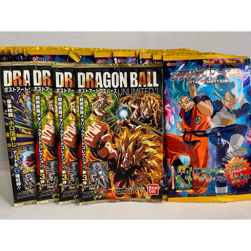 Dragon Ball Z Metallic Sheet & Post Art (Japan Surplus ) | Shopee ...