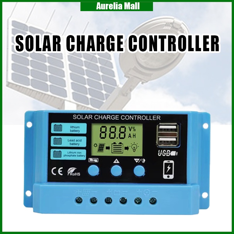 Solar Controller For Solar Panel Smart Regulator | Shopee Philippines