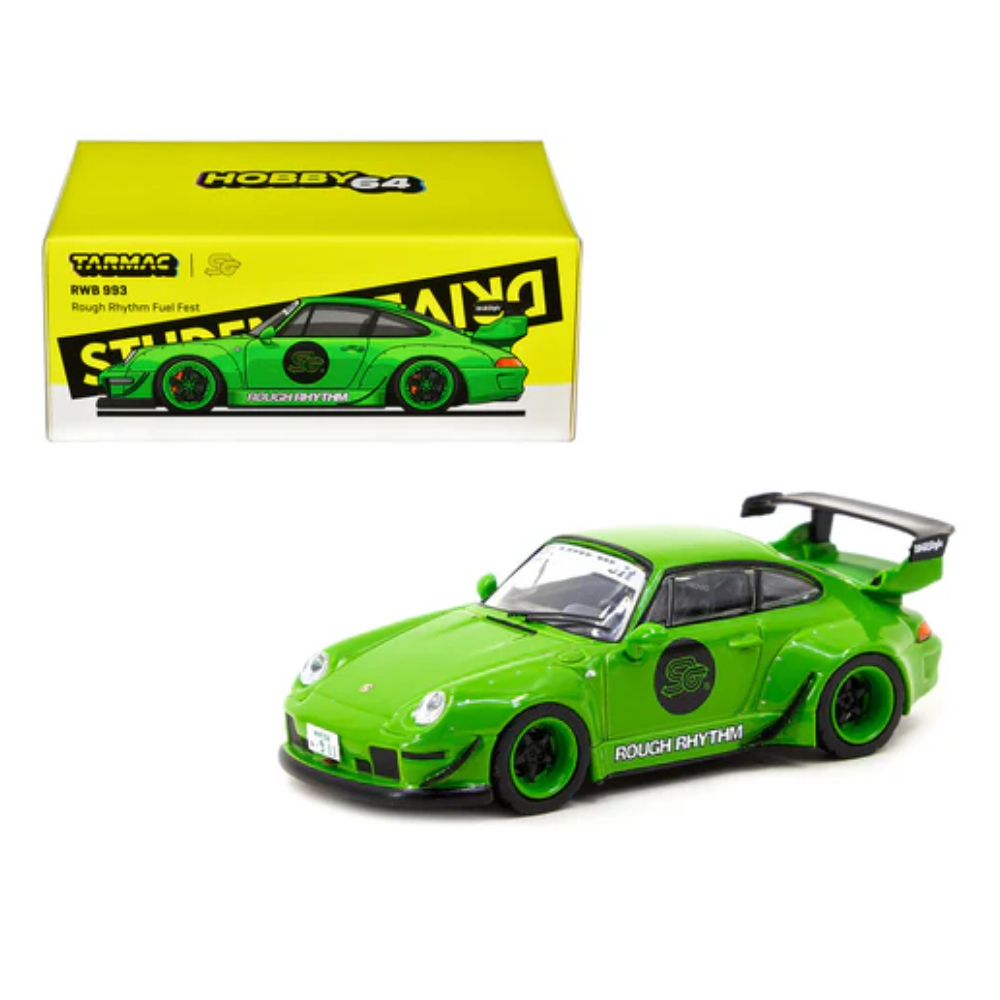 Tarmac Works 1/64 Scale RWB 993 Rough Rhythm Fuel Fest Student Driver ...