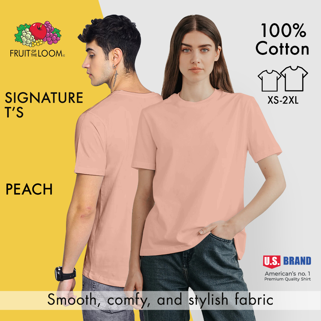 Men's fruit of the loom signature breathable crew neck tees online