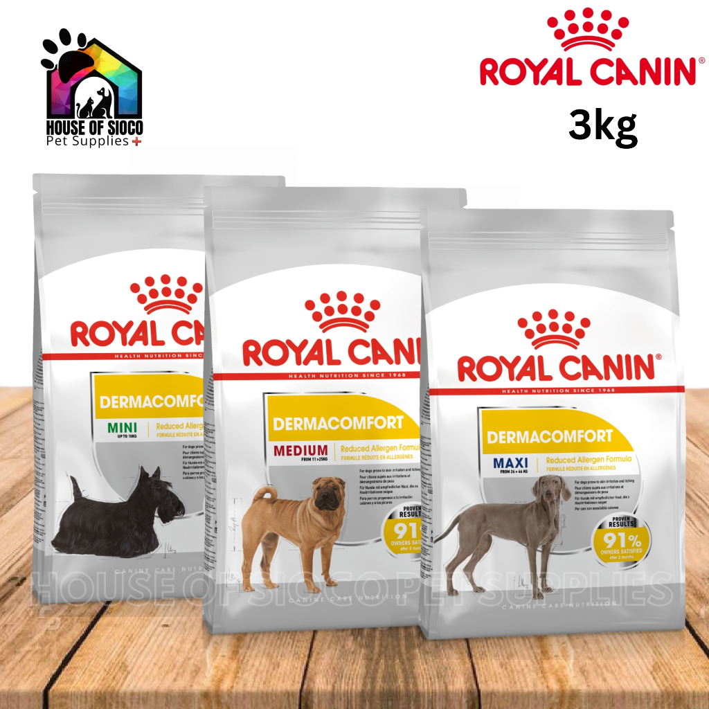 Royal Canin Dermacomfort 3kg Adult Dry Dog Food Canine Care Nutrition