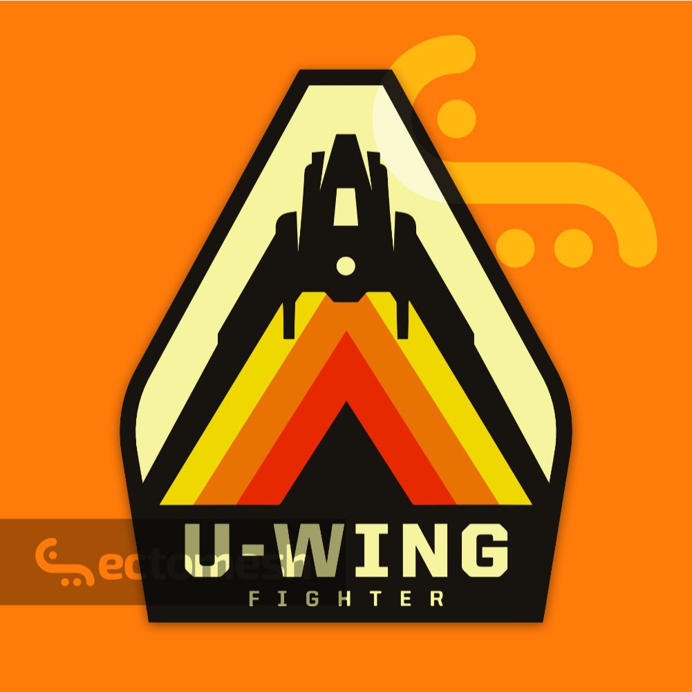 U-Wing Fighter Badge - Star Wars Vinyl Waterproof Car Sticker | Shopee ...