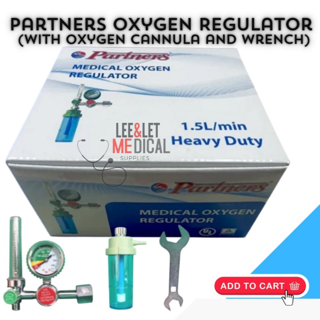 (L&L-J) Partners Oxygen Regulator (with Oxygen Cannula and Wrench ...