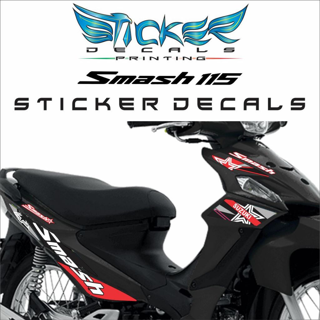 Suzuki Smash 115 Stock Decals | Shopee Philippines
