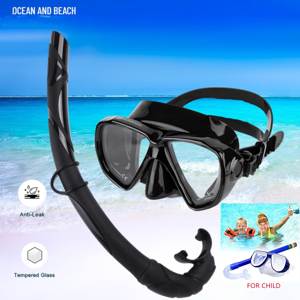 QSJ02 Diving Mask Diving Goggles Tempered Glass Original Snorkeling ...