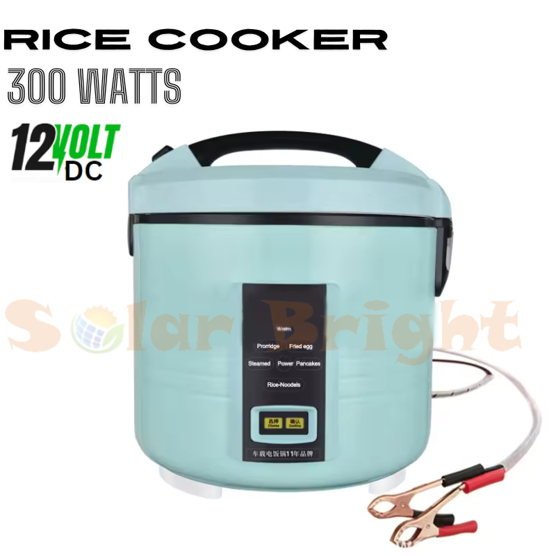 DC 12 VOLTS Rice Cooker 250W 300W For Solar Battery Efficient and ...