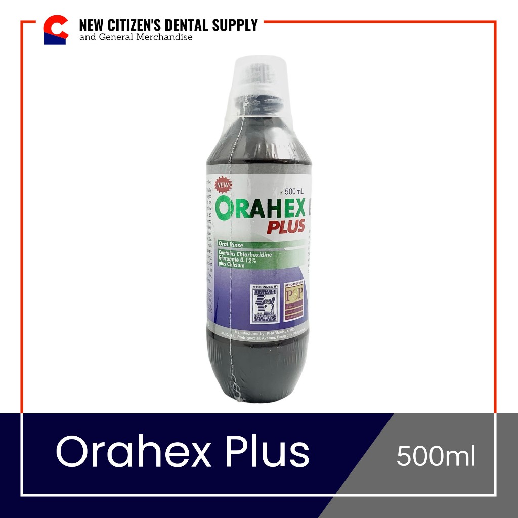 Orahex Plus Mouthwash 500ml | Shopee Philippines