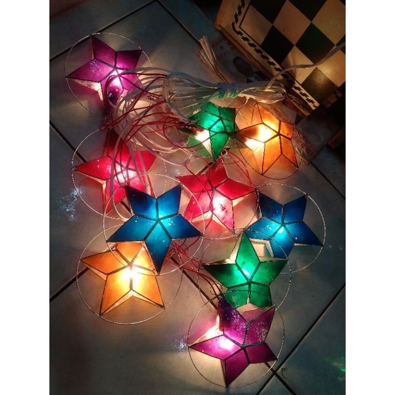 Star Capiz Lantern(5inches) in series Light (set of 10pcs) | Shopee ...