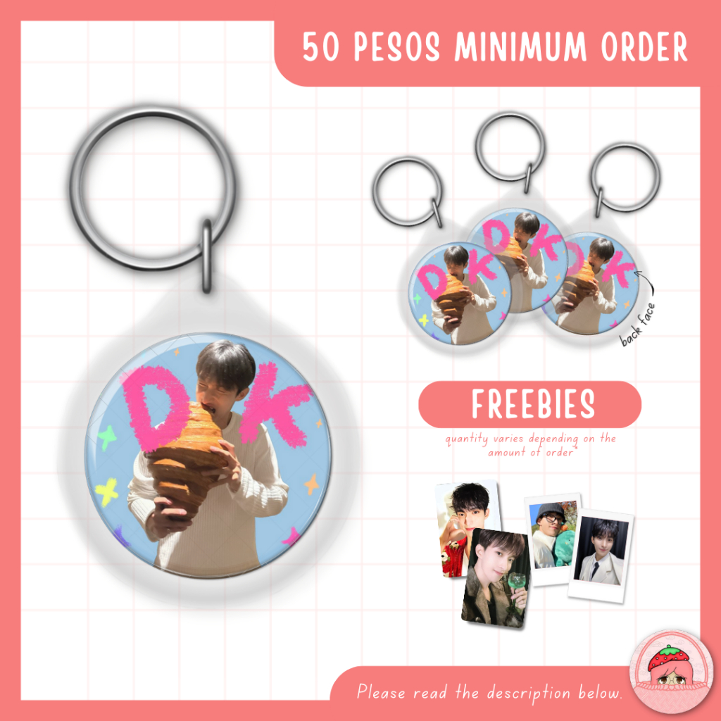 DK DOKYEOM CROISSANT V2 KEYCHAIN KPOP - ACRYLIC KEYCHAINS | Shopee ...