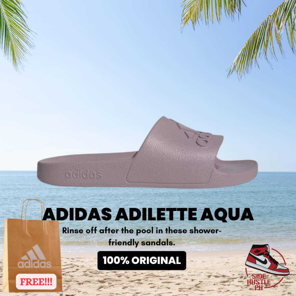 Adilette Aqua IF6067 [100% Original] | Shopee Philippines