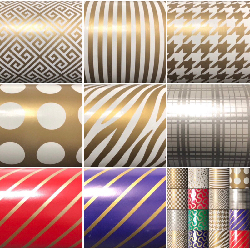 Gold & Silver Glossy Gift Wrapper Batch1 (25pcs.rolled) | Shopee ...