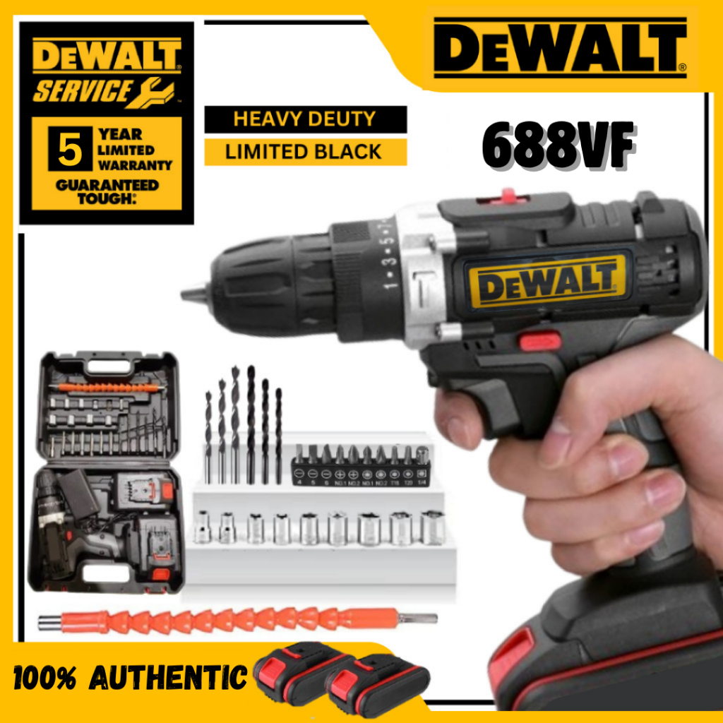 DeWalt 688VF Cordless Drill Drill Battery Hand Drill lmpact Drill