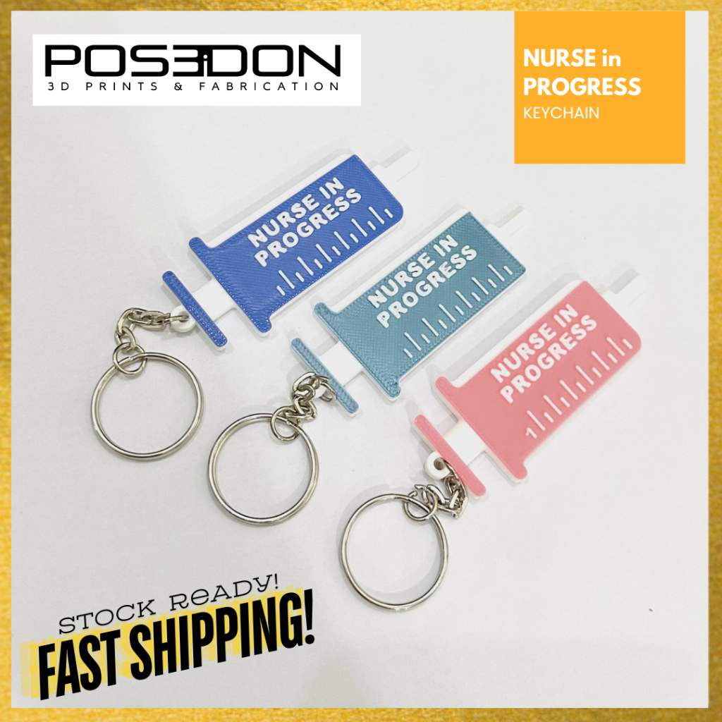 Nurse in Progress Keychain Nursing Student Cute Gift idea | Shopee ...