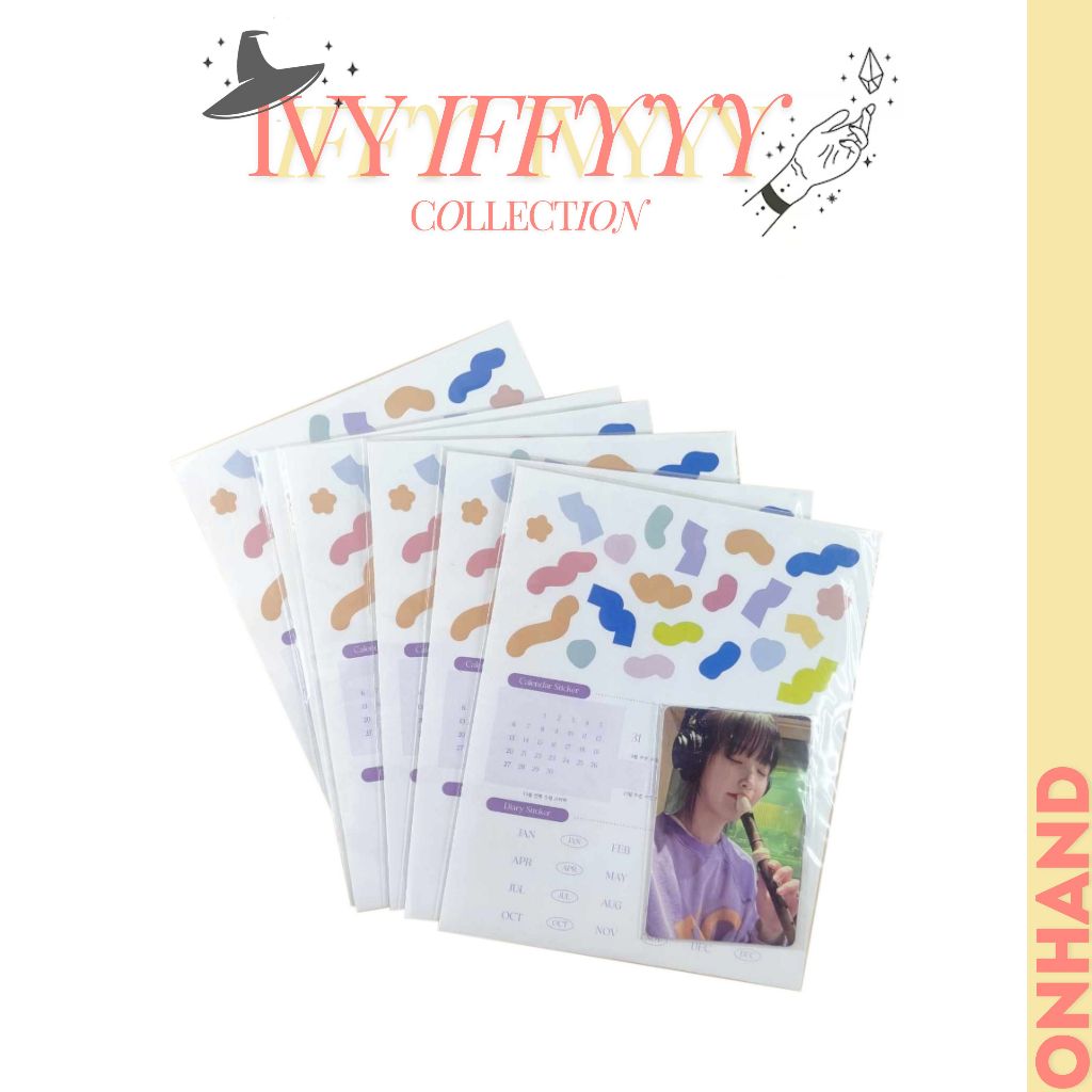 IU 2022 SG Seasons Greetings Official Photocard + Sticker Set Edam ...