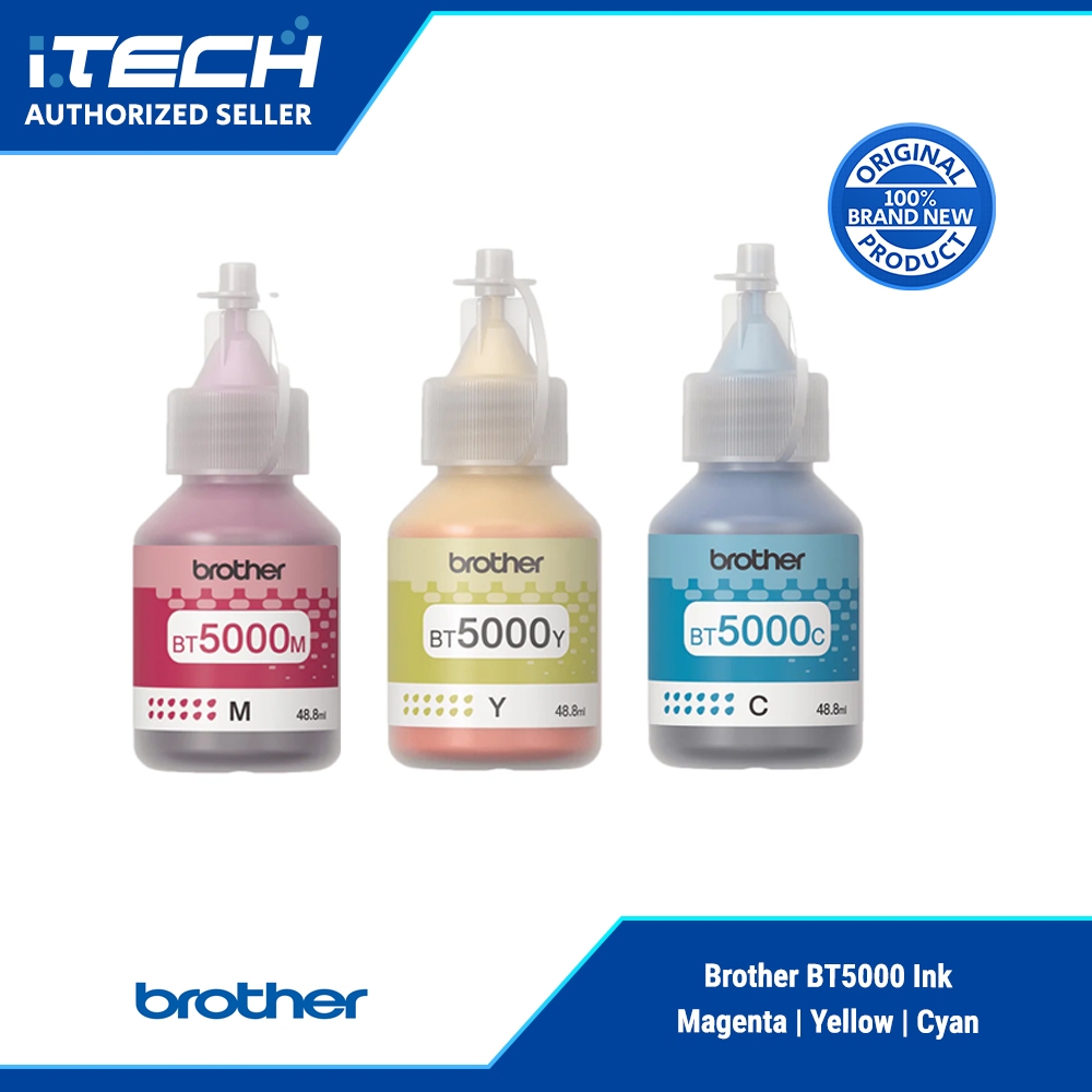 Brother BT5000 Ink | Magenta | Yellow | Cyan | Shopee Philippines