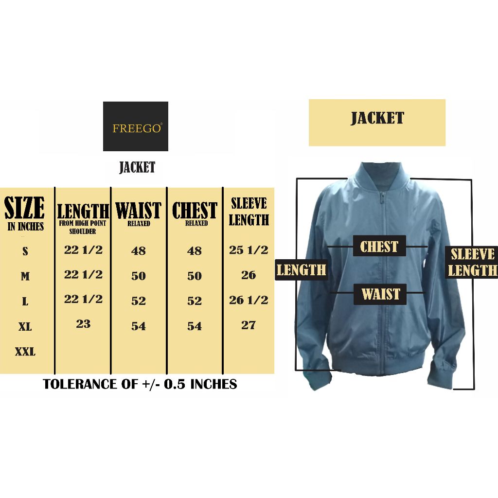 Freego Ladies Bomber Jacket APT10-0039 | Shopee Philippines