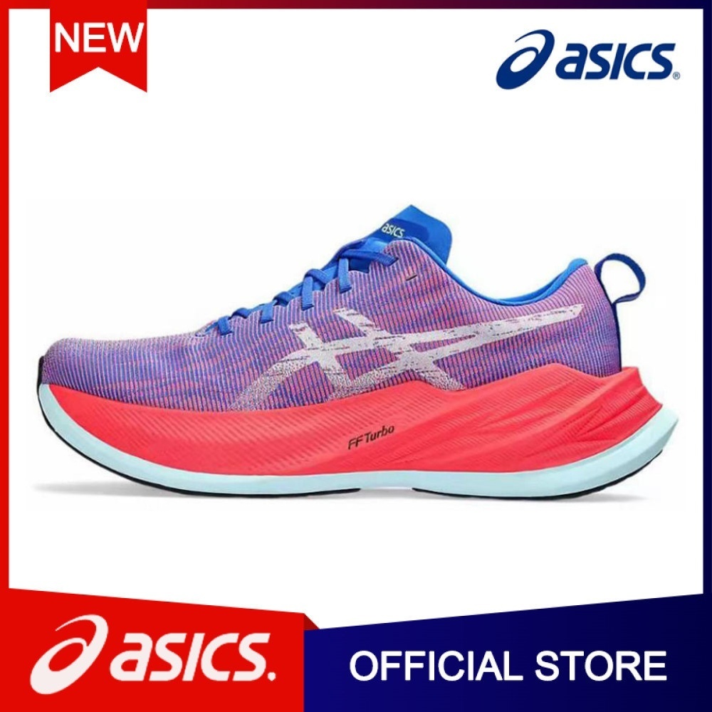 【100% Genuine】Asics Bluish Red For Men And Women Sports Shoes Wear And ...