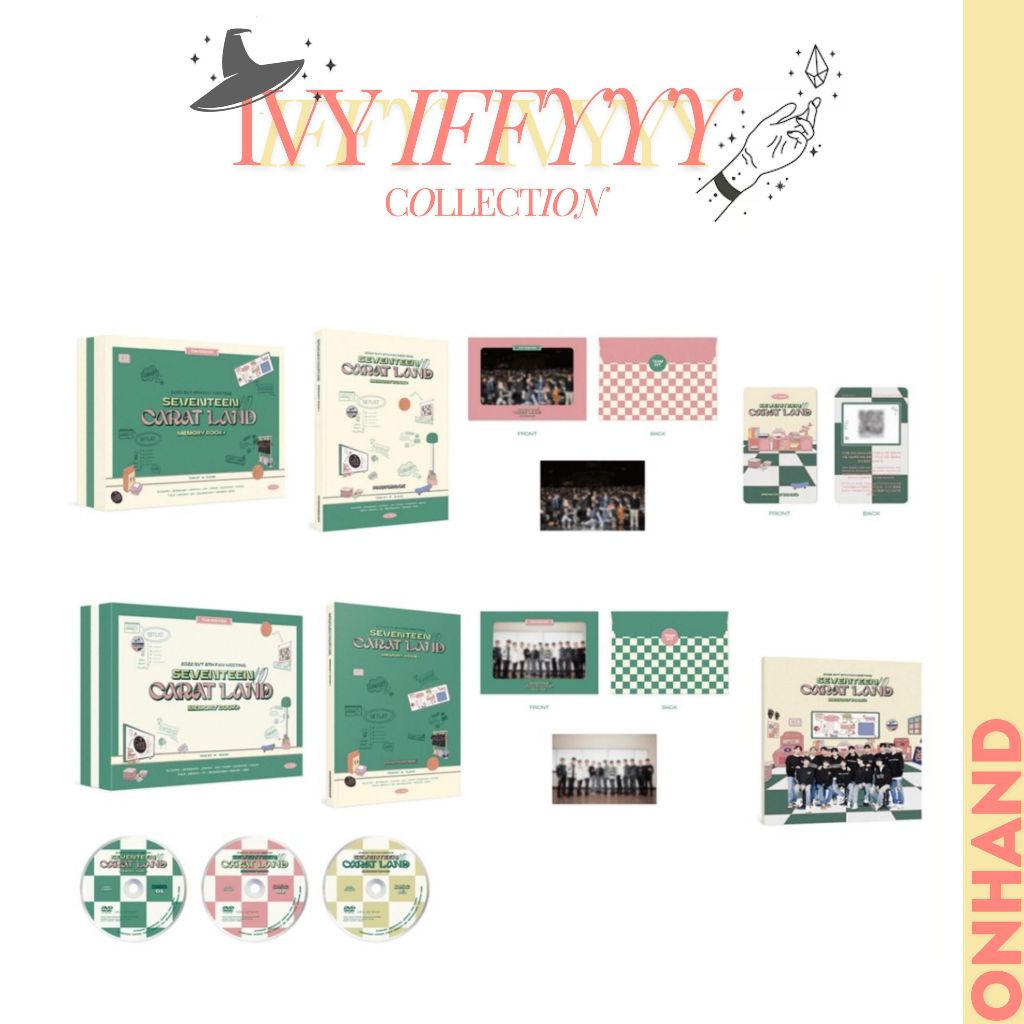 Unsealed 2022 SVT 6th Fan Meeting SEVENTEEN in CARAT LAND Memory DVD