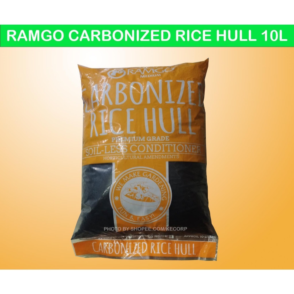 Ramgo Carbonized Rice Hull 8L Liters Approximately 3kg kcS11207 ...
