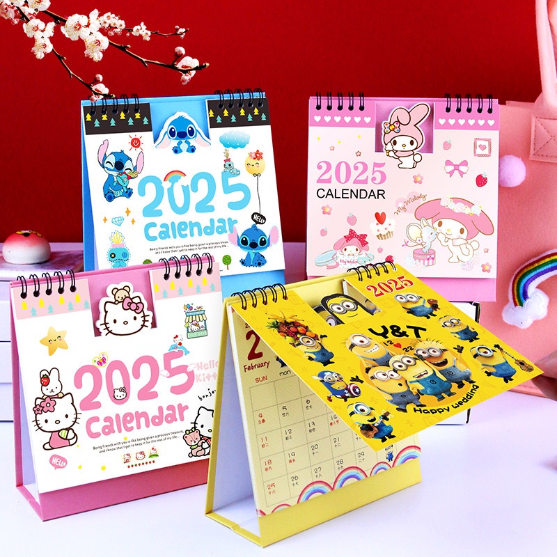 COD 2025 Cute cartoon calendar Desk Calendar Shopee Philippines