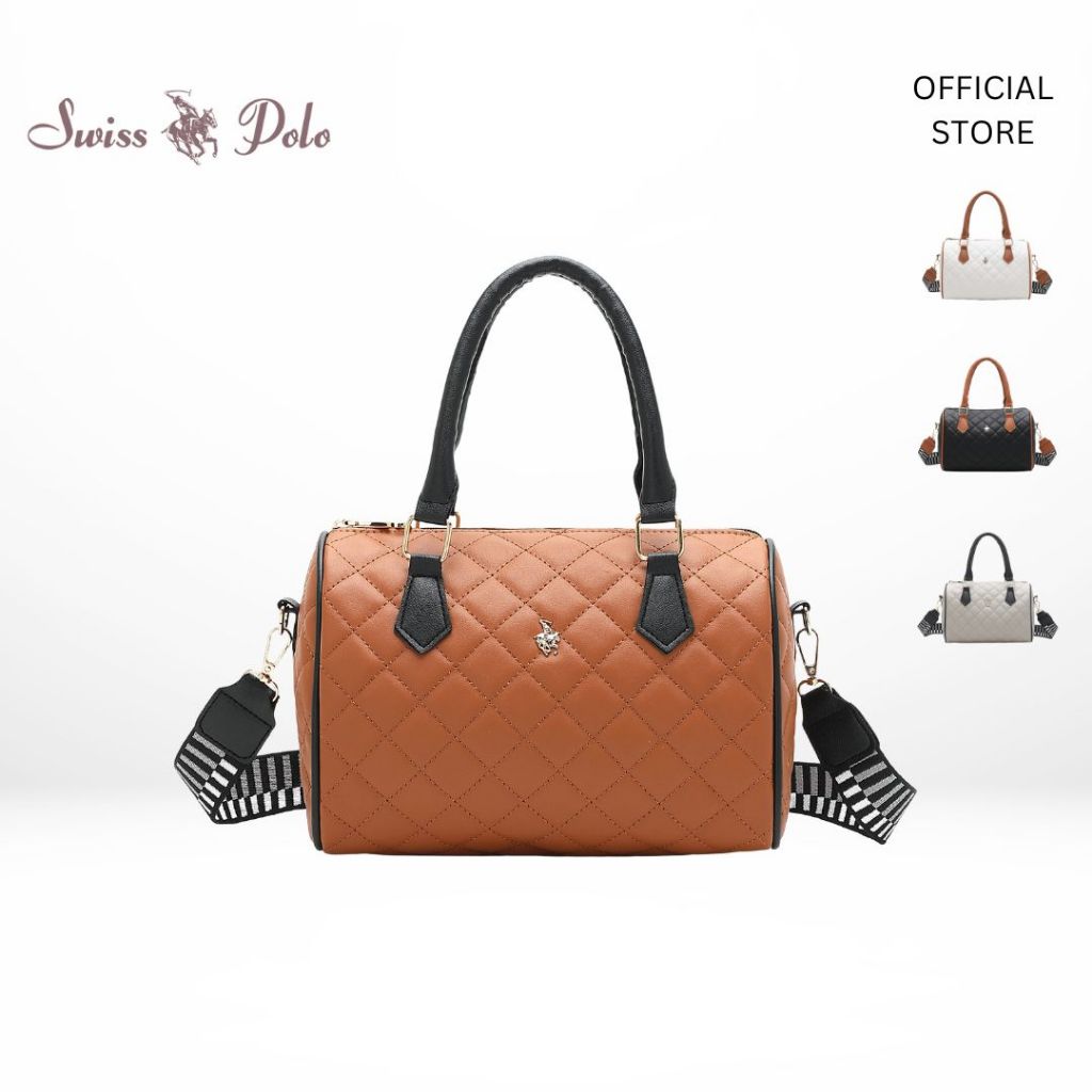 Swiss Polo Ladies Quilted Top Handle Sling Bag Multi Colour HJX 128