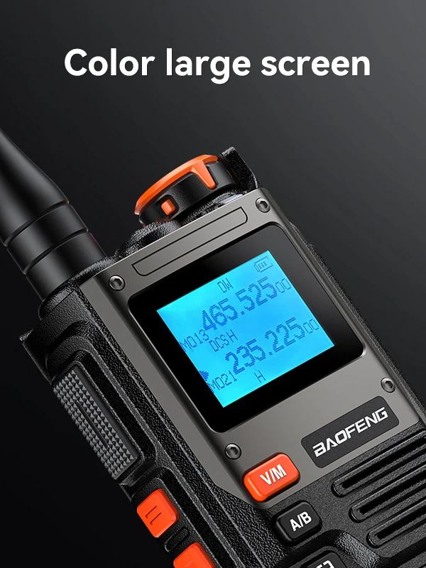 Walkie-Talkie Baofeng UV-5RM 8W Multi-Bandes 999 Canaux - Portée Longue 2500mAh - Neuf Pour Radioamateurs