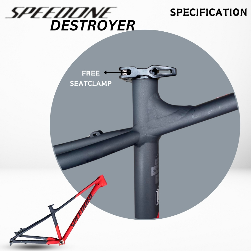 SPEEDONE DESTROYER FRAME MTB FRAME | Shopee Philippines