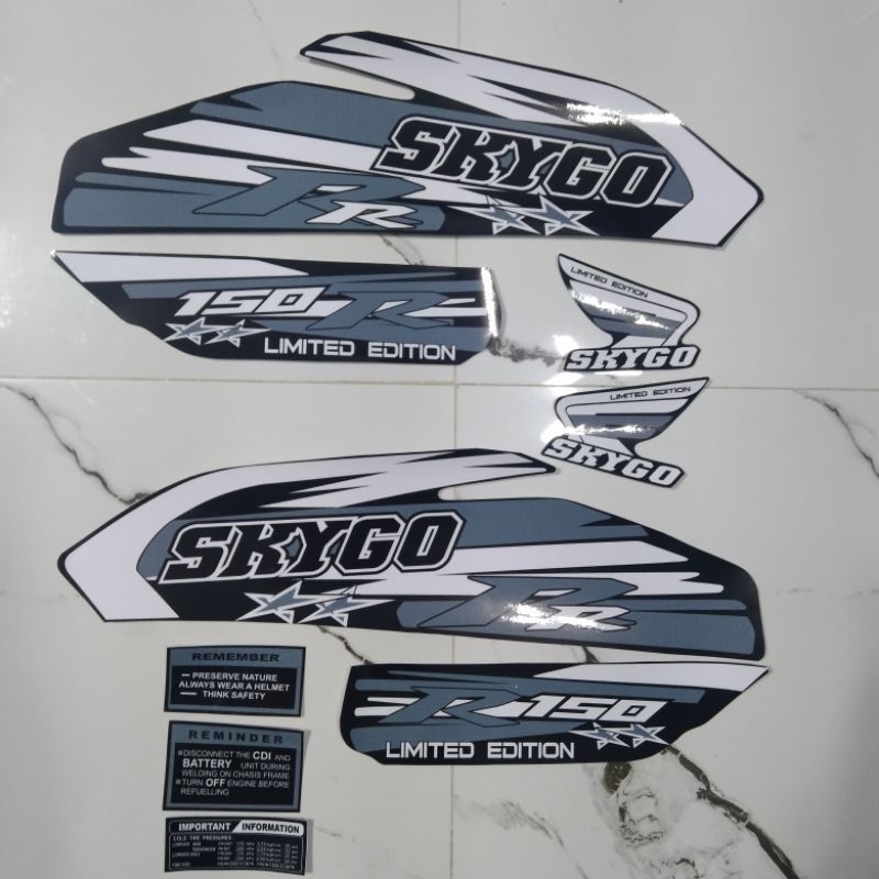 SKYGO 150 LIMITED EDITION STICKER DECAL W/ FREE RANDOM STICKERS ...