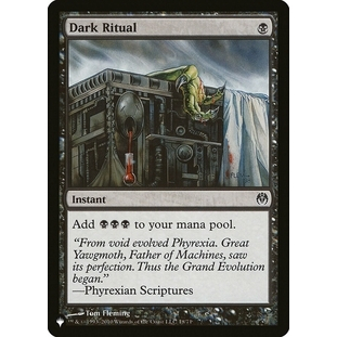 Dark Ritual (DDE) - The List Reprints (LIST) Common Black | Shopee ...