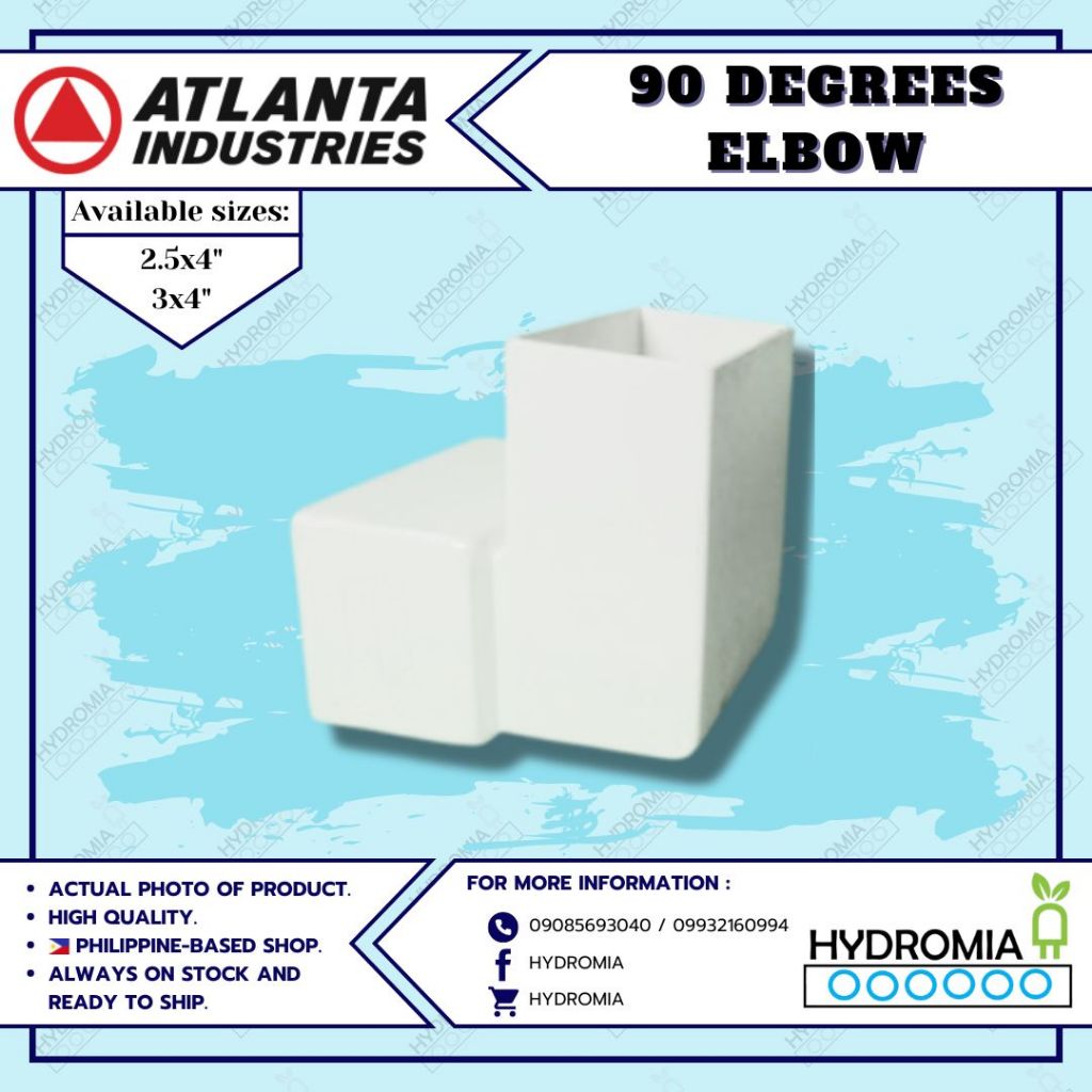 10PCS ATLANTA DURACON ELBOW 90 DEGREE 3X4 | Shopee Philippines