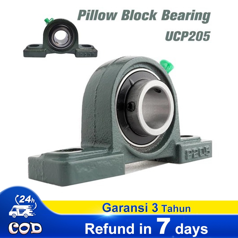 25mm Pillow Block Bearing UCP205 - Solid Base Self-Aligning Mounted Bearing For Industrial Use